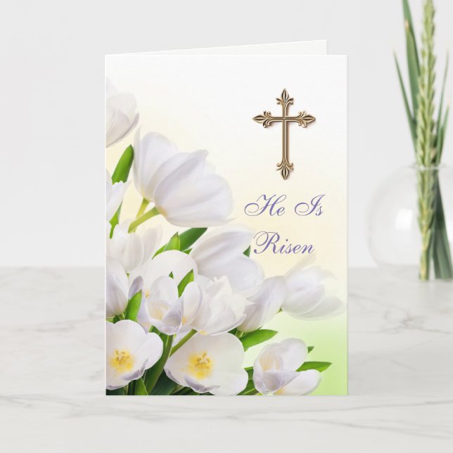 Osterkarte Feiertagskarte (Vorderseite)