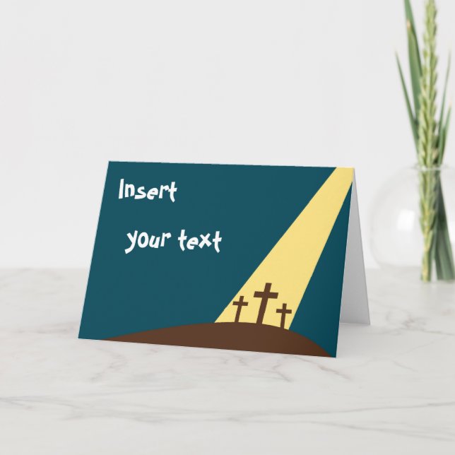 Osterkarte Feiertagskarte (Vorderseite)