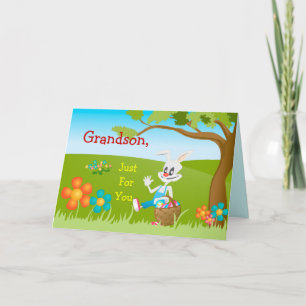 Osterkarte für Grandson Feiertagskarte