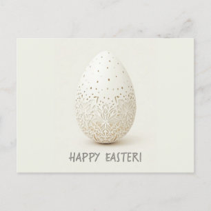 Osterkarte im minimalistischen Stil Feiertagspostkarte
