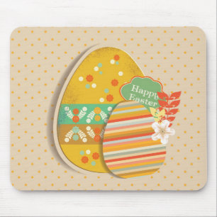 Osterkarte mit Ostereiersymbol Mousepad