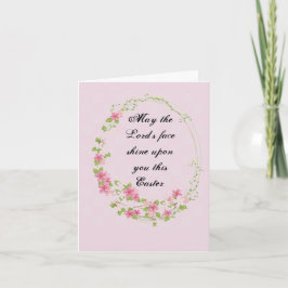 Osterkarte "Möge das Gesicht des Herrn verschwimme