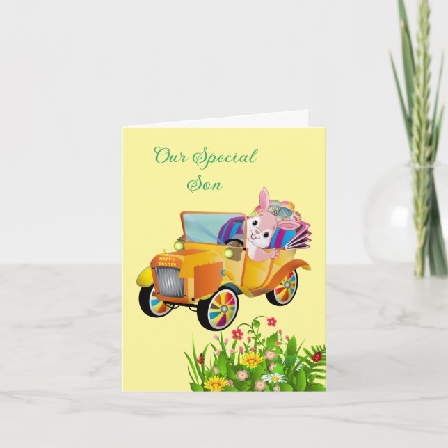 Osterkarte Special Son Holiday Card Feiertagskarte (Vorderseite)