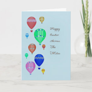 Osterkarte über die Meilen Feiertagskarte