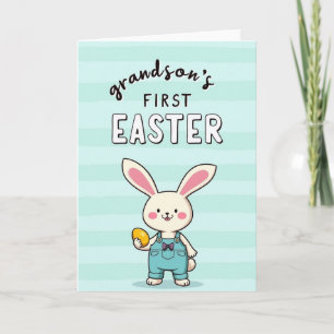 Osterkarte zum ersten Ostern des Enkelsohns Karte