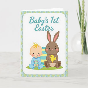 Osterkarte zur Babypremiere Karte