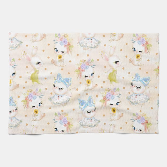 Osterkarten Geschirrtuch (Horizontal)