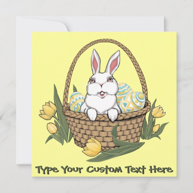 Osterkarten Party Einladungen Ostern Personalisier (Vorderseite)