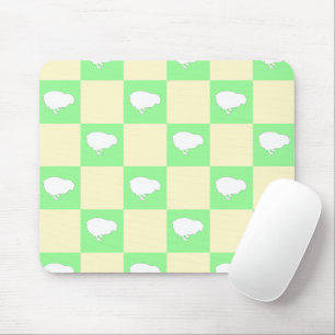 Osterkarton-Muster mit Motiv für Weißkick Mousepad