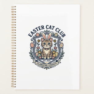Osterkatze Katze Grafik T-Shirt Kunst - Osterkatze Planer