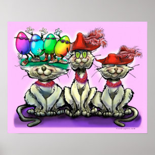 Osterkatzenposter Poster