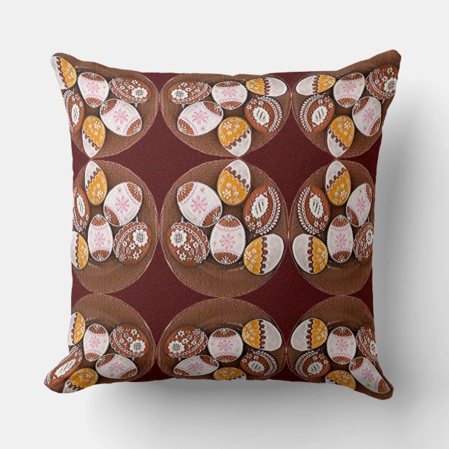 Osterkekse Ostereier Muster, ZSSG Kissen (Vorderseite)