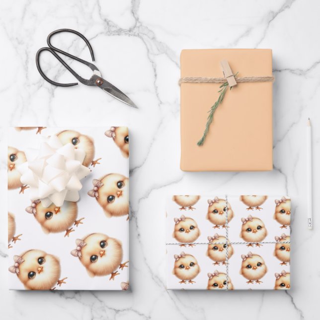 Osterkeule Geschenkpapier Set (Vorderseite)