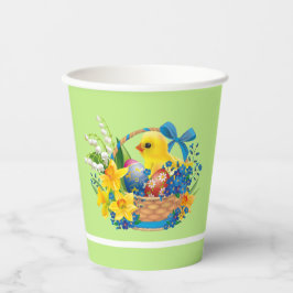 Osterkichel im Party eines Körbchens Blume Pappbecher