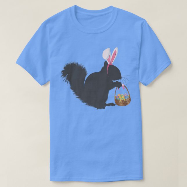 Osterkirchenkirchen Osterkorb und Sonnige Ohren T-Shirt (Design vorne)
