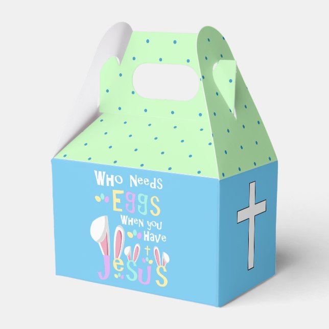 Osterkirchenservice Ideen Kinder Geschenkschachtel (Vorderseite)