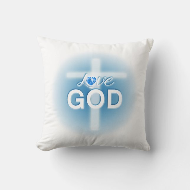 Osterkissen, Liebe Gott, Jesus Kissen (Vorderseite)