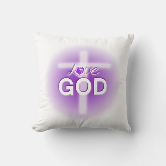 Osterkissen, Liebe Gott, Jesus Kissen (Vorderseite)