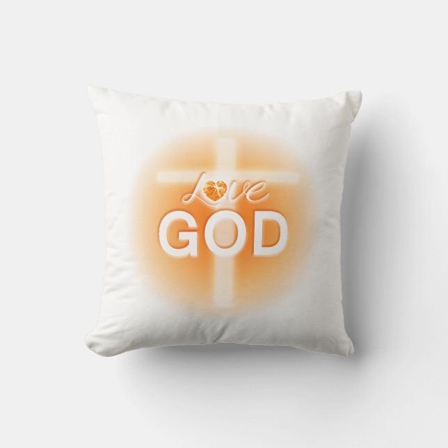 Osterkissen, Liebe Gott, Jesus Kissen (Vorderseite)