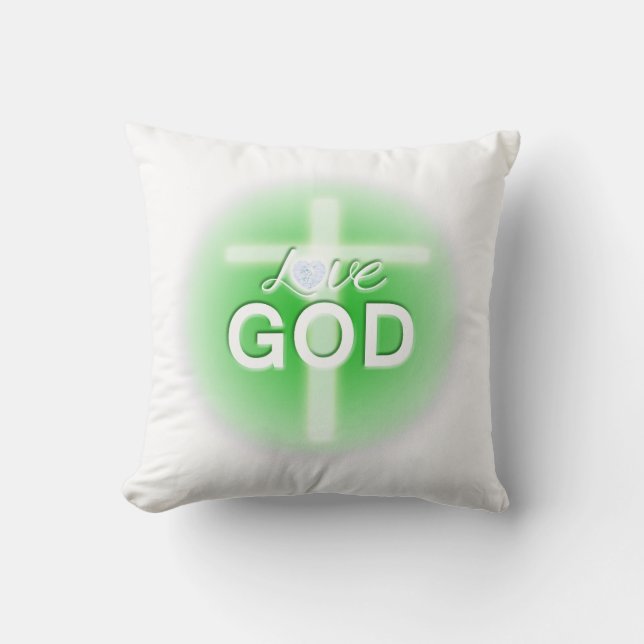 Osterkissen, Liebe Gott, Jesus Kissen (Vorderseite)