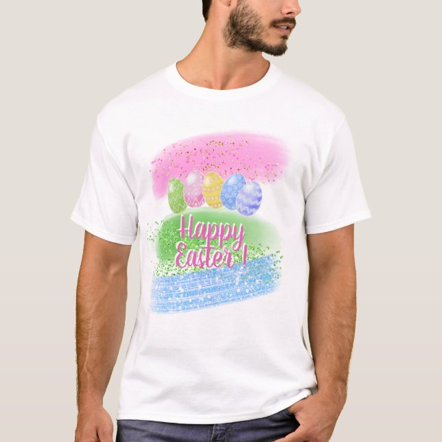 Osterkleidung, Ostergeschenk, Frohe Osterzeit T-Shirt (Vorderseite)
