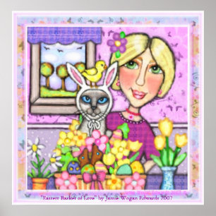"Osterkorb der Liebe" Kunstdrucken Poster
