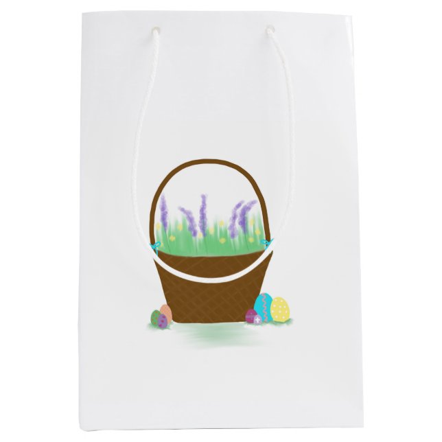 Osterkorb Mittlere Geschenktüte (Vorderseite)