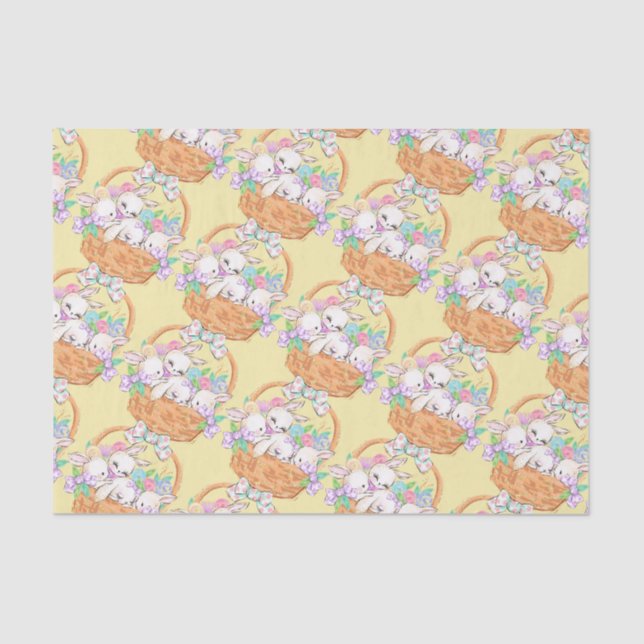 Osterkorb Seidenpapier (Vorderseite)