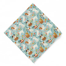 Osterkörbchen Hundeier Feste Muster