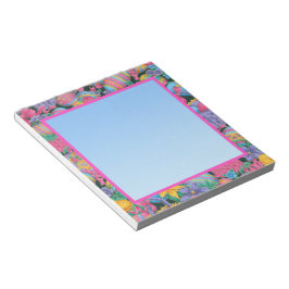 Osterkörbe und Eier Notizblock