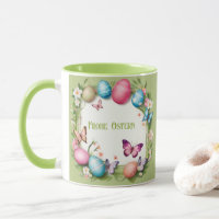Osterkranz: Frohe Ostern -