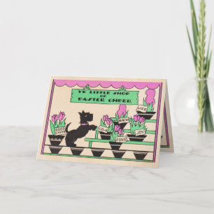 Osterkreide Scotty Card Feiertagskarte