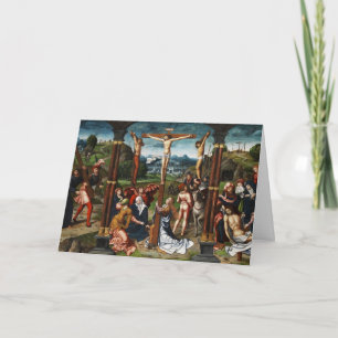 Osterkreuz Feiertagskarte
