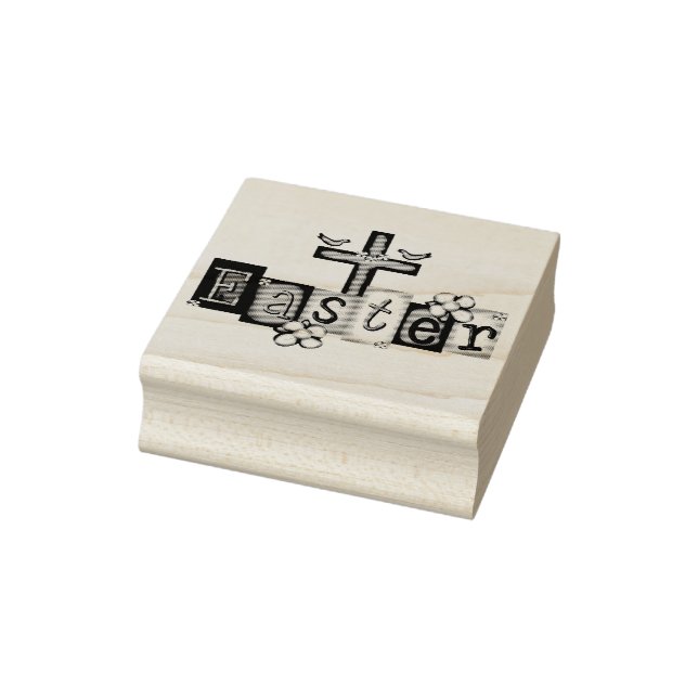 Osterkreuz und -tauben gummistempel (Stempel)