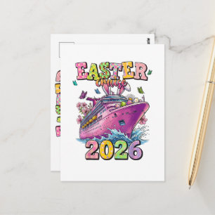 Osterkreuzfahrt 2026 Familienurlaub Frühlingsferie Postkarte