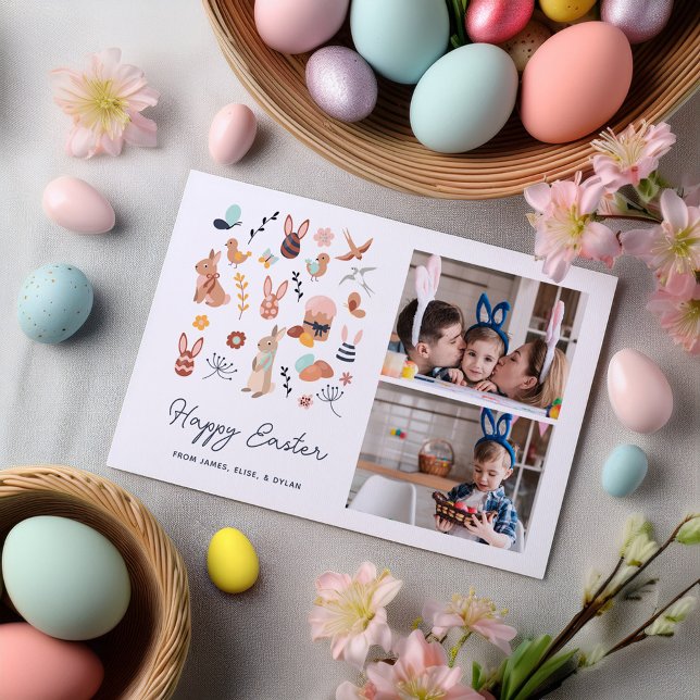 Osterkritter Personalisiertes Foto Feiertagspostkarte (Von Creator hochgeladen)