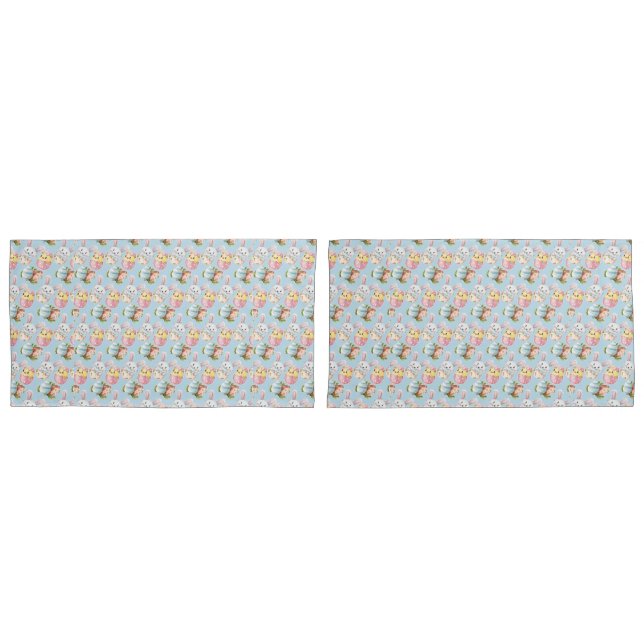 Osterkritter Pillowcases Kissenbezug (Vorderseite-Set)
