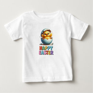 Osterküken, fröhliche Kinderzeichnung Baby T-shirt