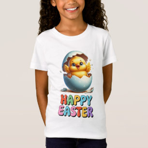 Osterküken, fröhliche Kinderzeichnung T-Shirt
