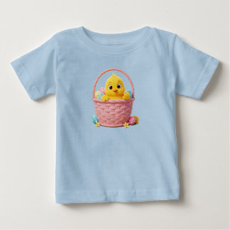 Osterküken in einem Korb Baby T-shirt