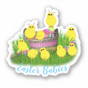 Osterküken Ostern Aufkleber