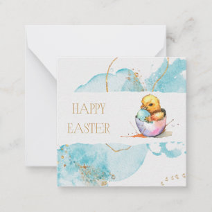 Osterküken (Postkartenstil) Gruß Mitteilungskarte