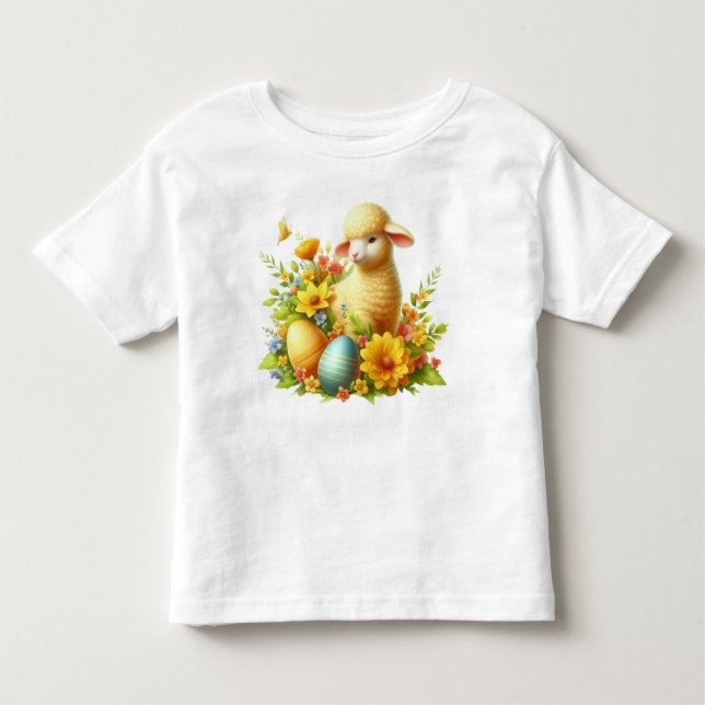 Osterlamm Kleinkind T-shirt (Vorderseite)