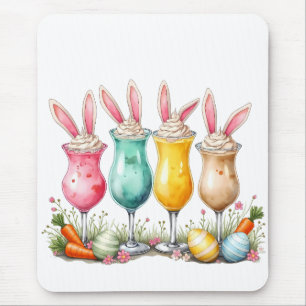 Osterlatte Gläser aus Latte mit sonnigen Ohren Mousepad