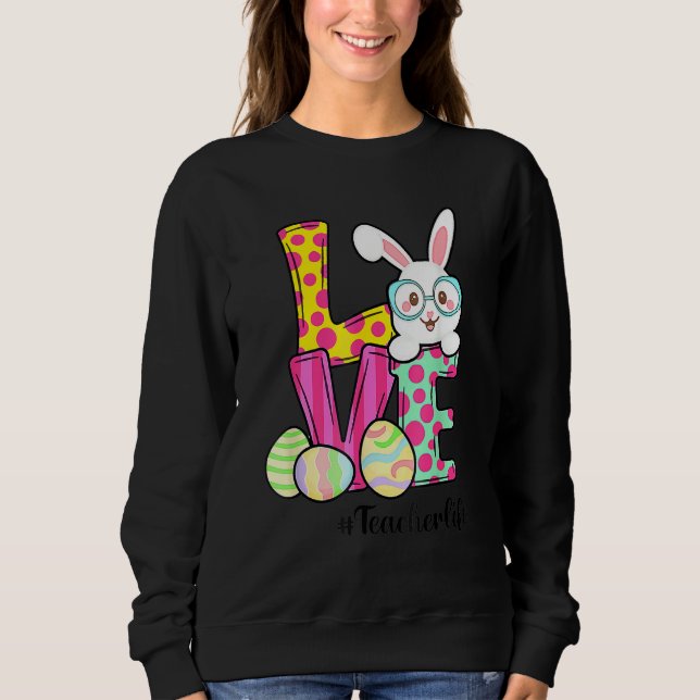 OsterlehrerIn Lebenszeit OsterheldSonnige Liebe Sweatshirt (Vorderseite)