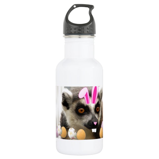 Osterlemur Edelstahlflasche (Vorderseite)