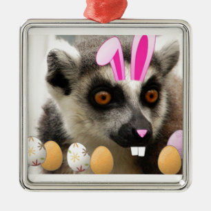 Osterlemur Ornament Aus Metall