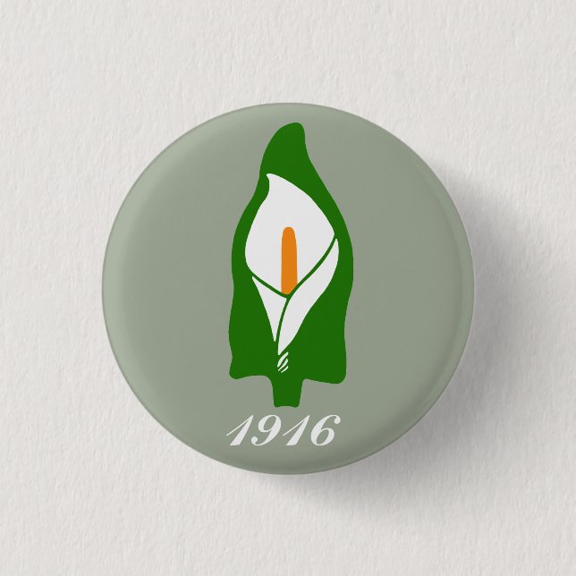Osterlilien-Abzeichen Button (Vorderseite)
