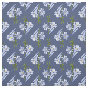 Osterlilien-Blumenstrauß Stoff