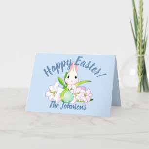 Osterlilies & Sweet Bunnies Feiertagskarte